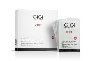 GIGI Laboratories Triple Acid Rapid Wipes – vienkartinės valomosios servetėlės su 3 rūšių rūgštimis