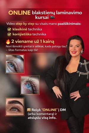 Yumi Lashes Online Mokymai