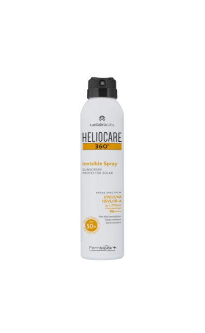 HELIOCARE 360 INVISIBLE APSAUGINIS PURŠKIKLIS KŪNUI SPF50+, 200 ML
